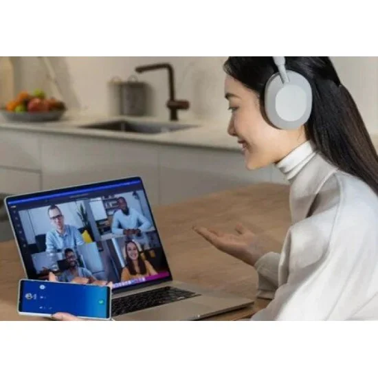 Sony Wireless Noise Cancelling Headphones WH1000XM5 - Silver